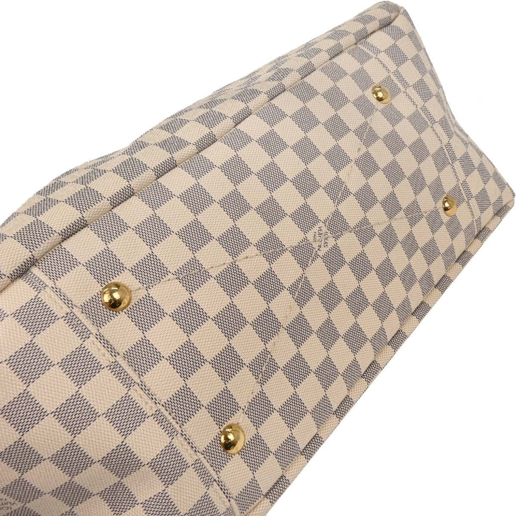 Louis Vuitton Artsy Handbag Damier White Canvas Handbag