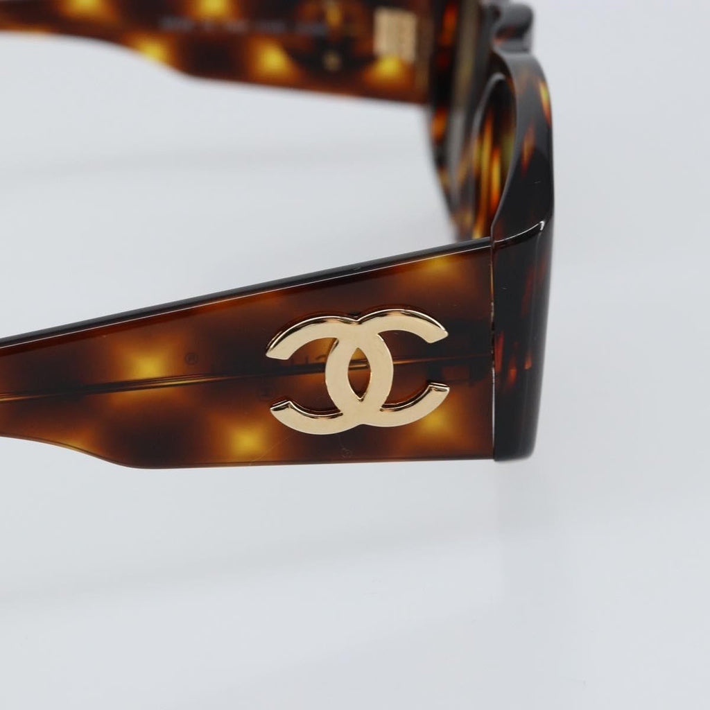 Chanel Chanel Logo Sunglasses Eye Wear Plastic Brown Plastic Sunglasse Accessory