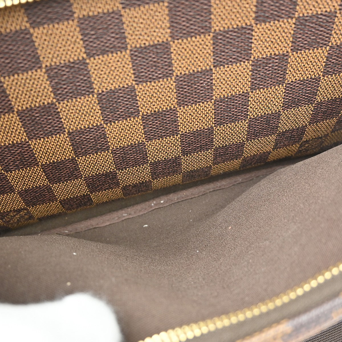 Louis Vuitton Melville Messenger Bag Damier Brown Canvas Shoulder Bag