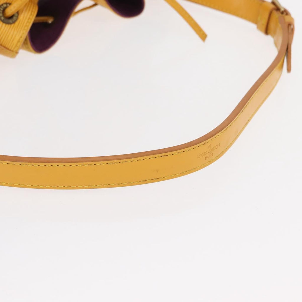 Louis Vuitton Noe Handbag Epi Leather Yellow Leather Shoulder Bag