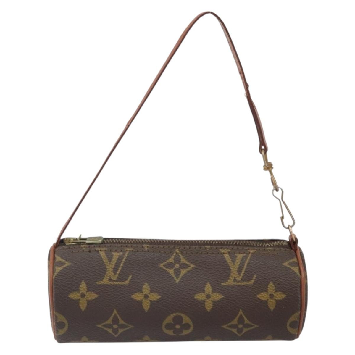 Louis Vuitton Papillon Pochette Monogram Canvas Brown Canvas Clutche & Pouche Bag