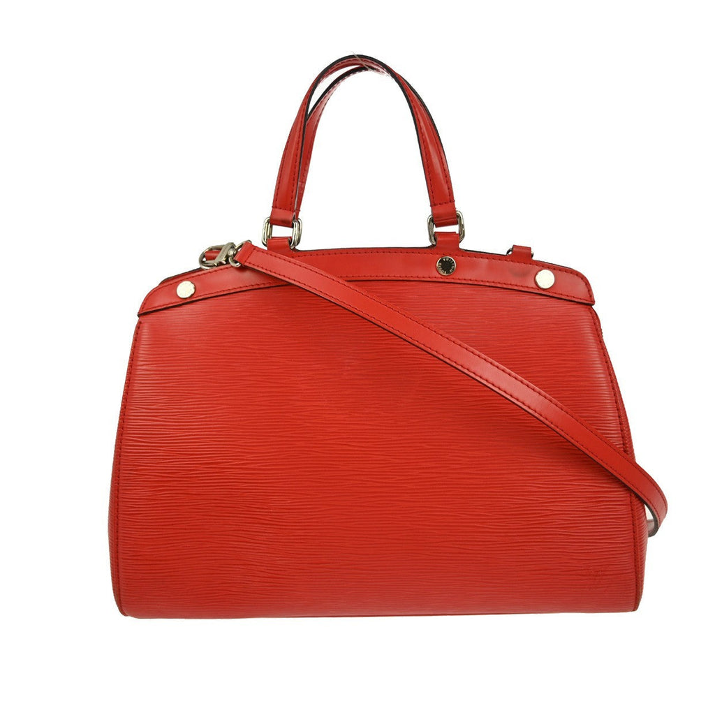 Louis Vuitton Brea Handbag Epi Leather Red Leather Handbag