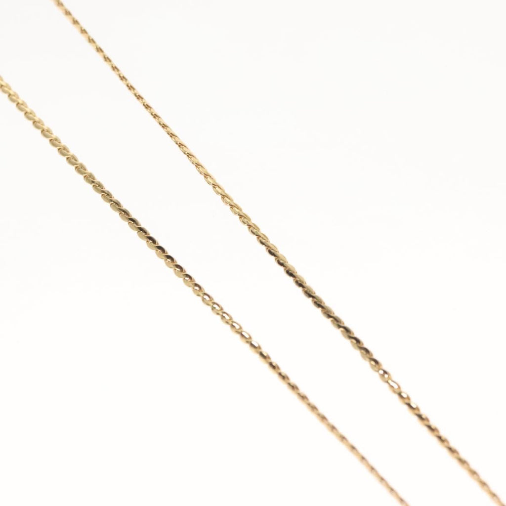 Christian Dior Cd Pendant Necklace Metal And Crystals Gold Metal Necklace Jewelry (Pre-Owned)