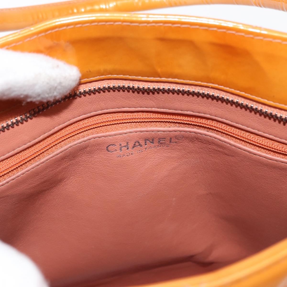Chanel Medallion Tote Quilted Patent Beige Patent_Leather Tote Bag Bag