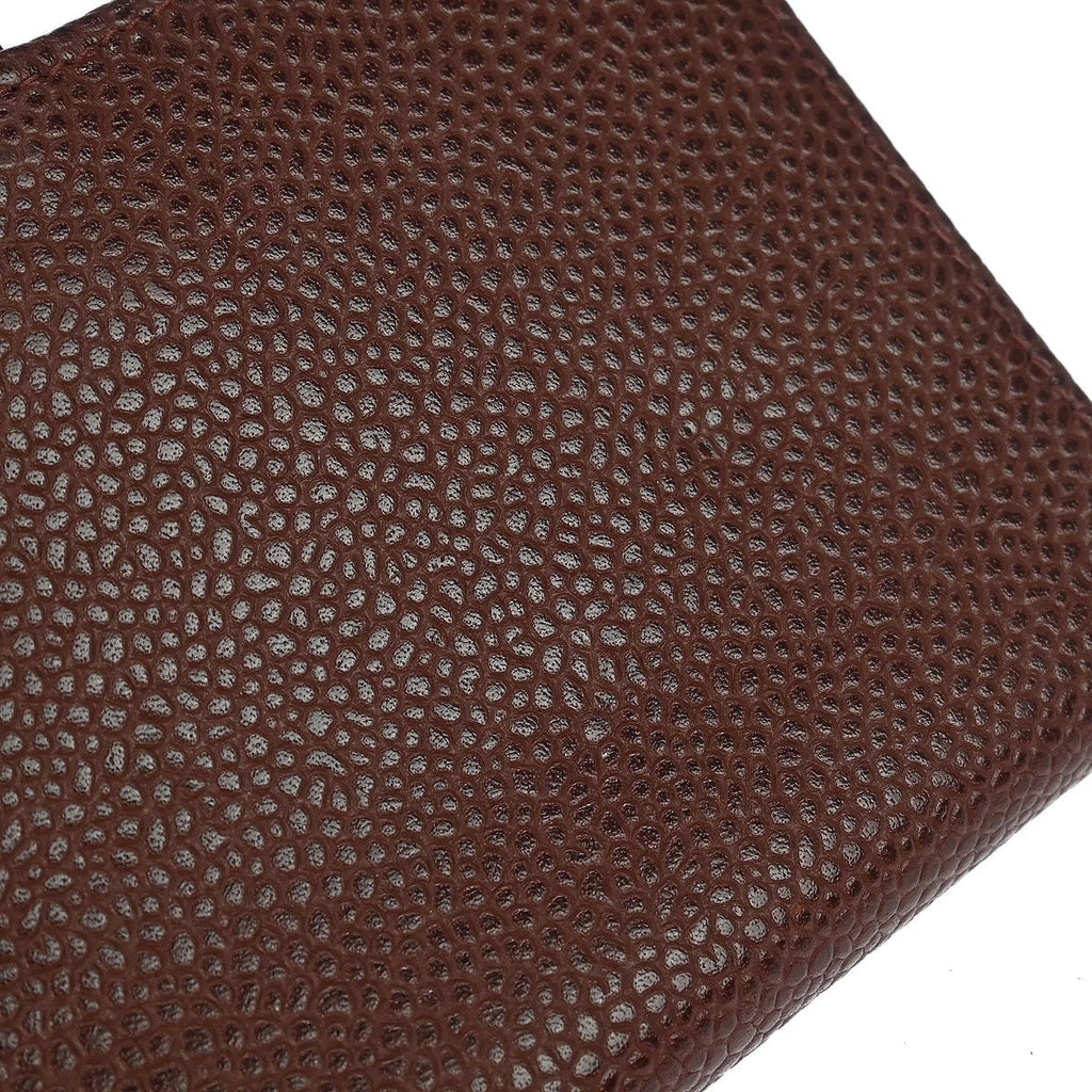Chanel Cc Bifold Wallet Quilted Caviar Brown Leather Wallets Accessory