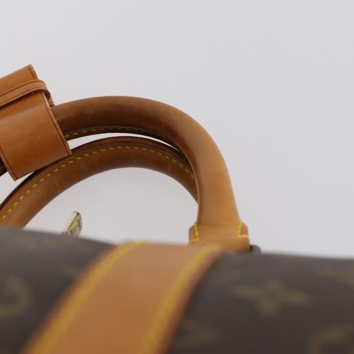 Louis Vuitton Keepall Bag Monogram Canvas Brown Canvas Travel Bag