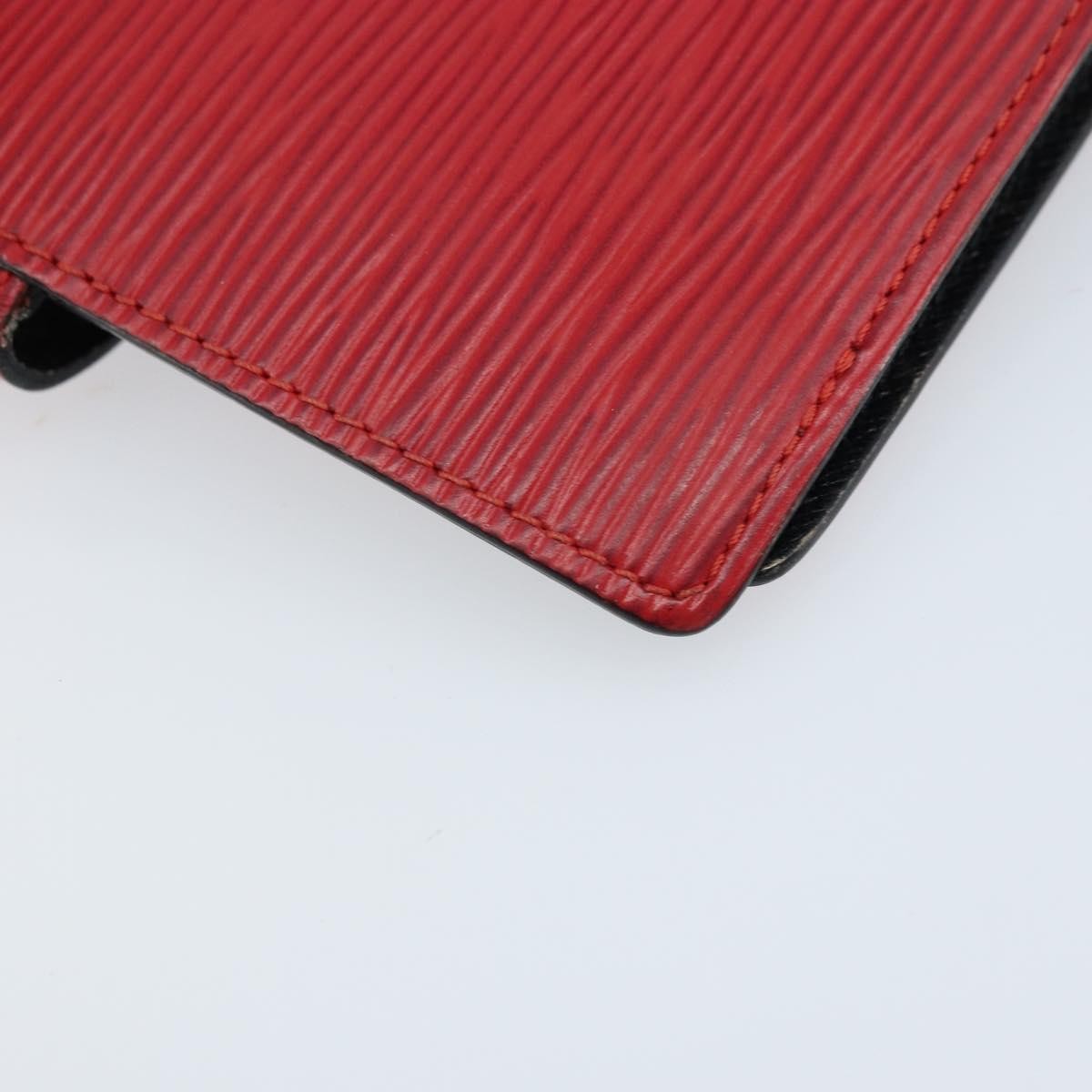 Louis Vuitton Agenda Cover Epi Leather Red Leather Wallets Accessory