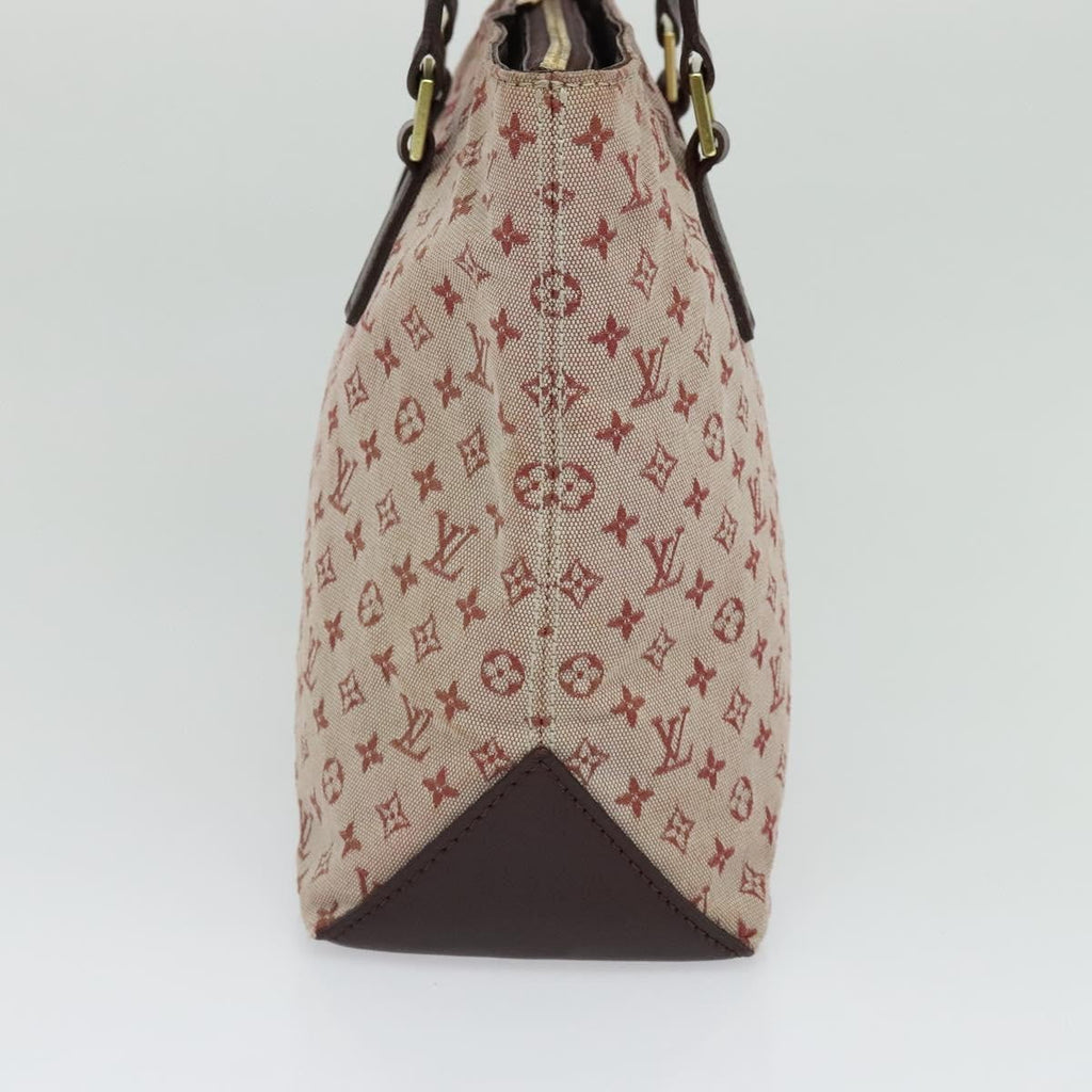 Louis Vuitton Cabas Piano Monogram Canvas Red Canvas Bag