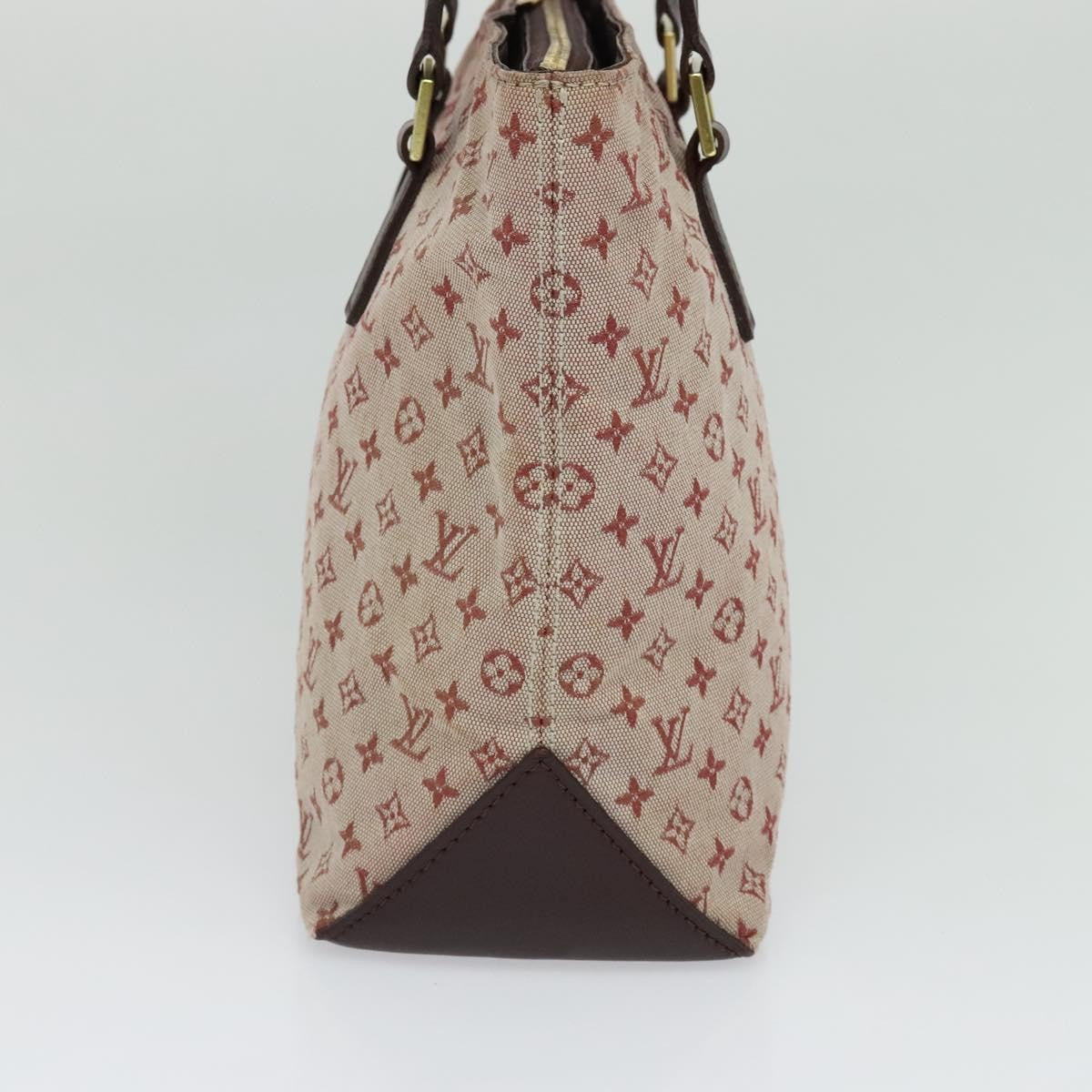 Louis Vuitton Cabas Piano Monogram Canvas Red Canvas Bag