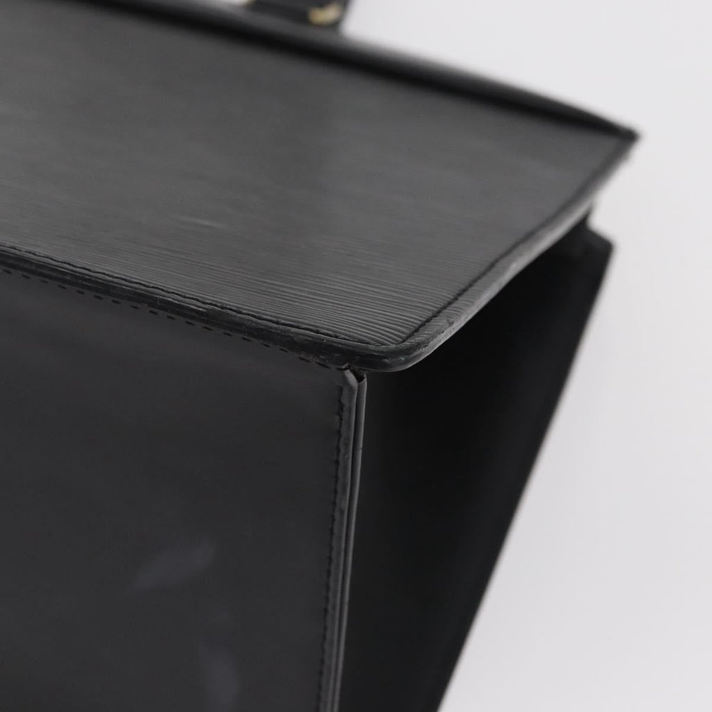 Louis Vuitton Riviera Handbag Epi Leather Black Leather Handbag