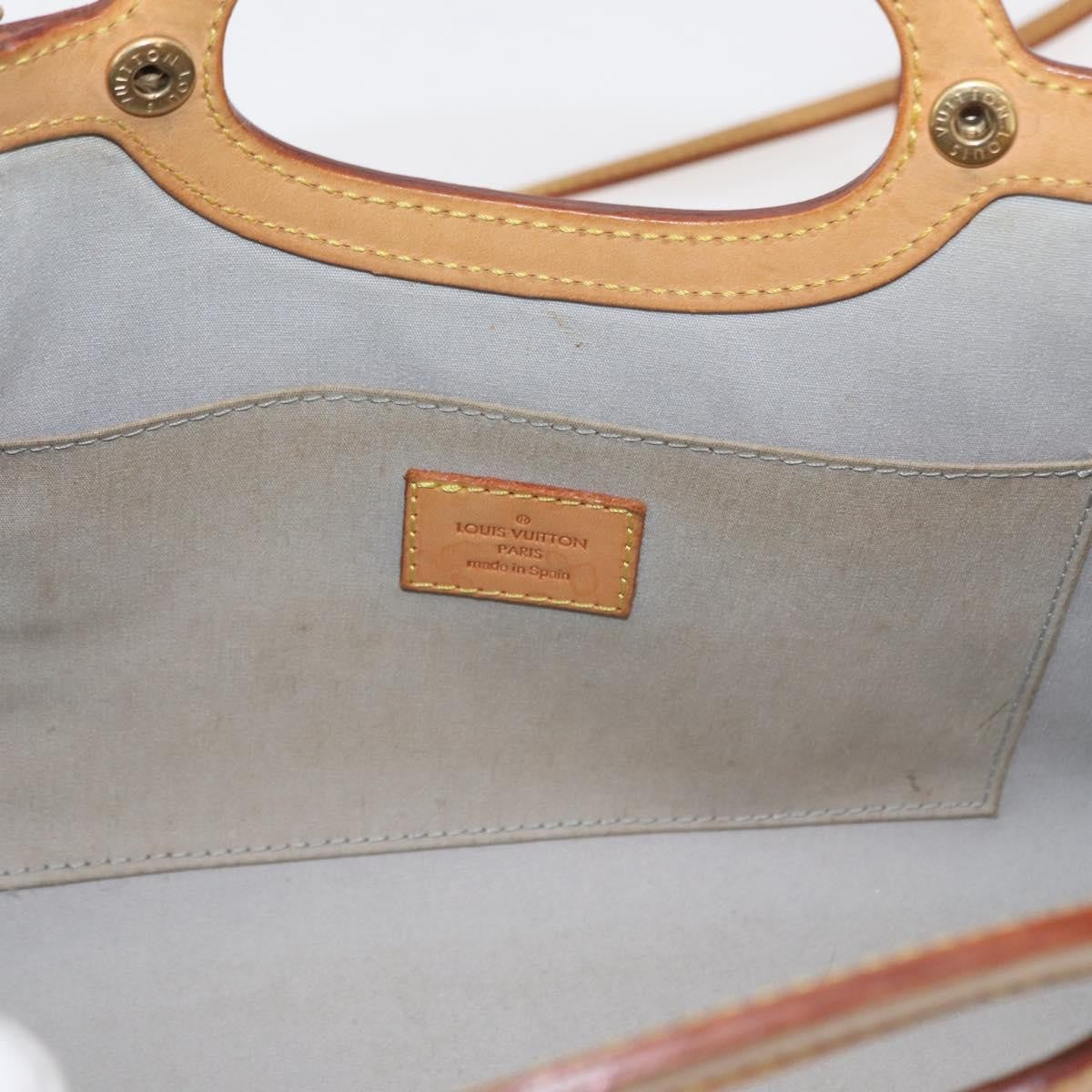Louis Vuitton Roxbury Drive Handbag Monogram Vernis Yellow Patent_Leather Handbag