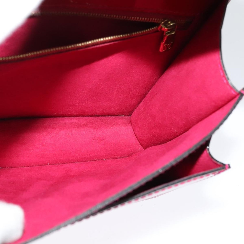 Louis Vuitton Monceau Handbag Vernis Red Patent_Leather Handbag