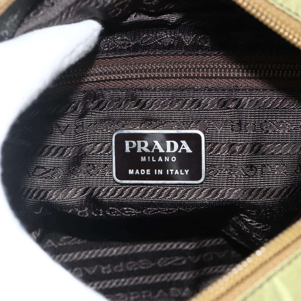 Prada Vintage Tote Tessuto Khaki Nylon Tote Bag Bag