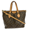 Louis Vuitton Palermo Handbag Monogram Canvas Brown Canvas Tote Bag