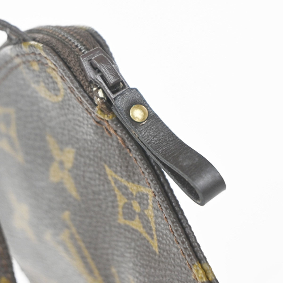 Louis Vuitton Pochette Secret Monogram Canvas Brown Canvas Clutche & Pouche Bag