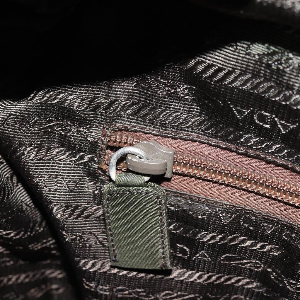 Prada Vintage Tote Tessuto Green Nylon Tote Bag Bag