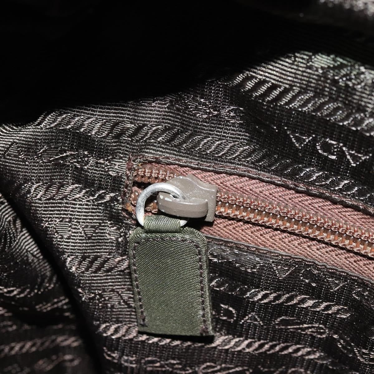Prada Vintage Tote Tessuto Green Nylon Tote Bag Bag