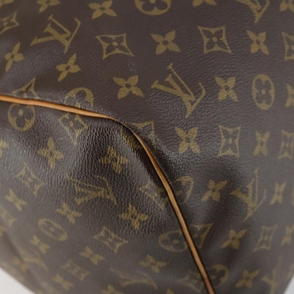 Louis Vuitton Keepall Bag Monogram Canvas Brown Canvas Travel Bag