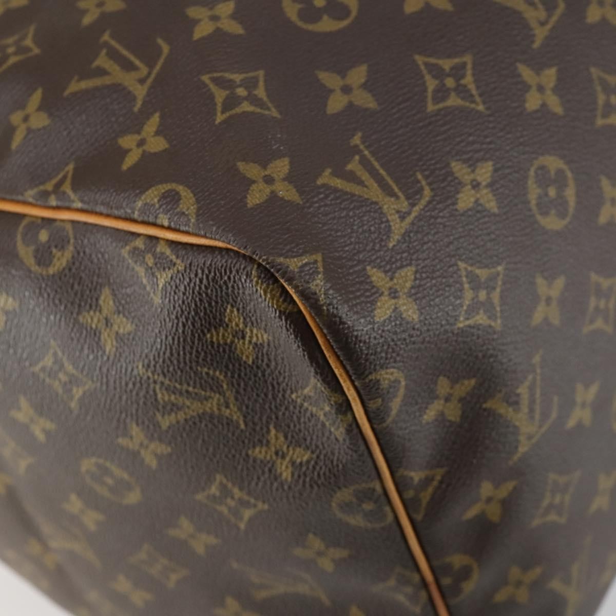 Louis Vuitton Keepall Bag Monogram Canvas Brown Canvas Travel Bag