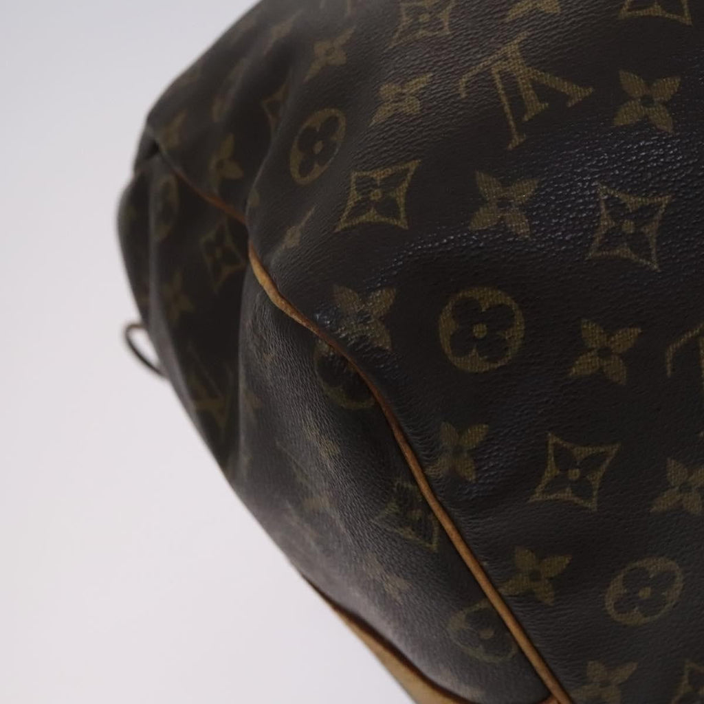 Louis Vuitton Keepall Bandouliere Bag Monogram Canvas Brown Canvas Travel Bag