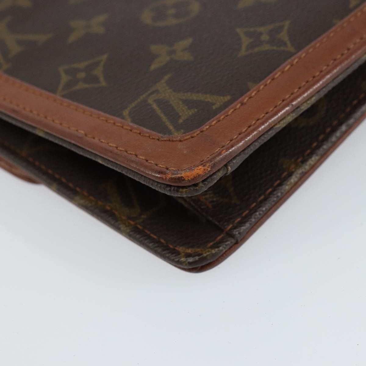 Louis Vuitton Dame Pochette Monogram Canvas Brown Canvas Clutche & Pouche Bag
