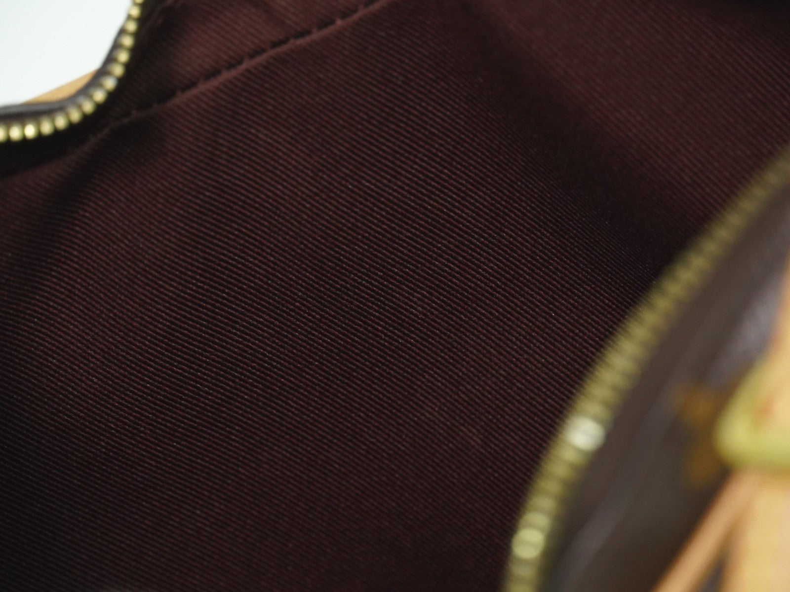 Louis Vuitton Croissant Handbag Monogram Canvas Brown Canvas Shoulder Bag