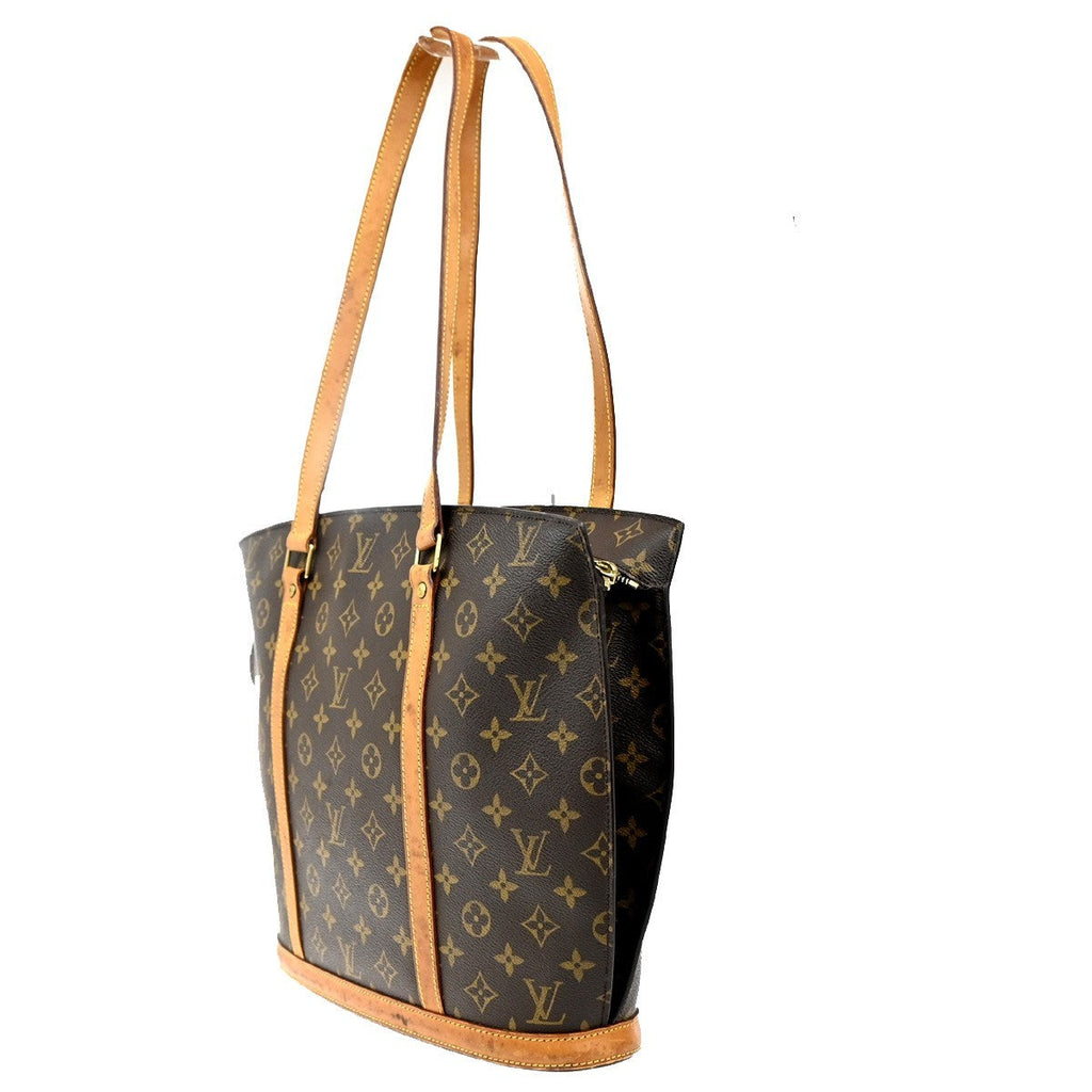 Louis Vuitton Babylone Handbag Monogram Canvas Brown Canvas Shoulder Bag
