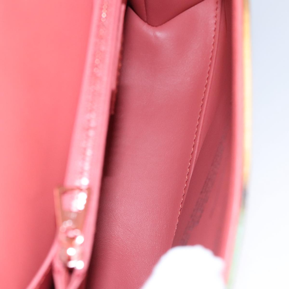Louis Vuitton Chain Shoulder Bag Limited Edition Jeff Koons Da Vinci Print Canvas Multicolour Canvas Shoulder Bag