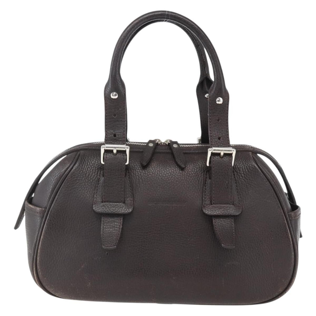 Burberry Vintage Handbag Leather Brown Leather Handbag