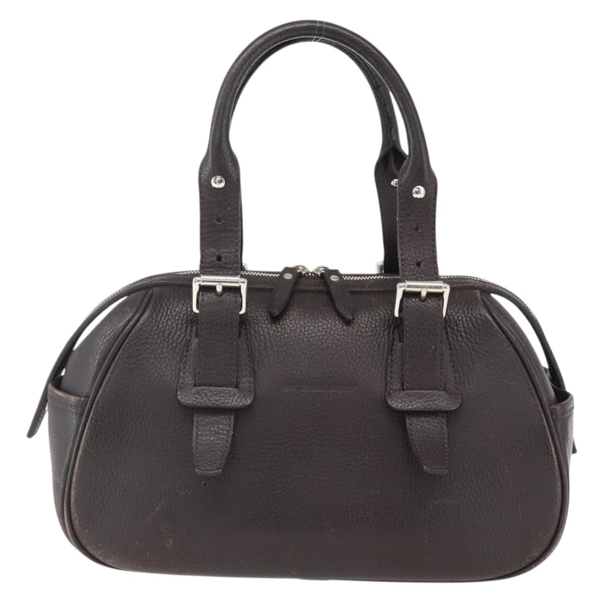 Burberry Vintage Handbag Leather Brown Leather Handbag