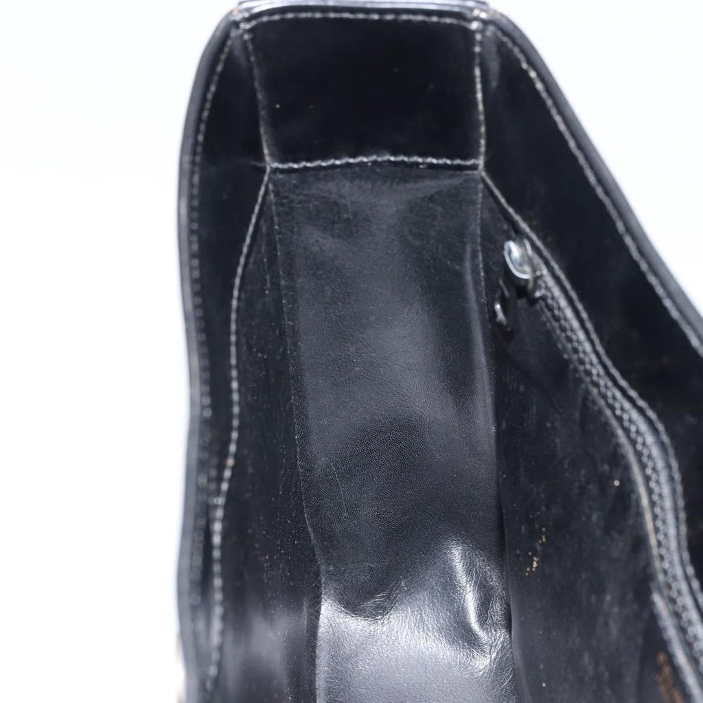 Celine Handbag Patent Leather Black Patent_Leather Shoulder Bag Bag