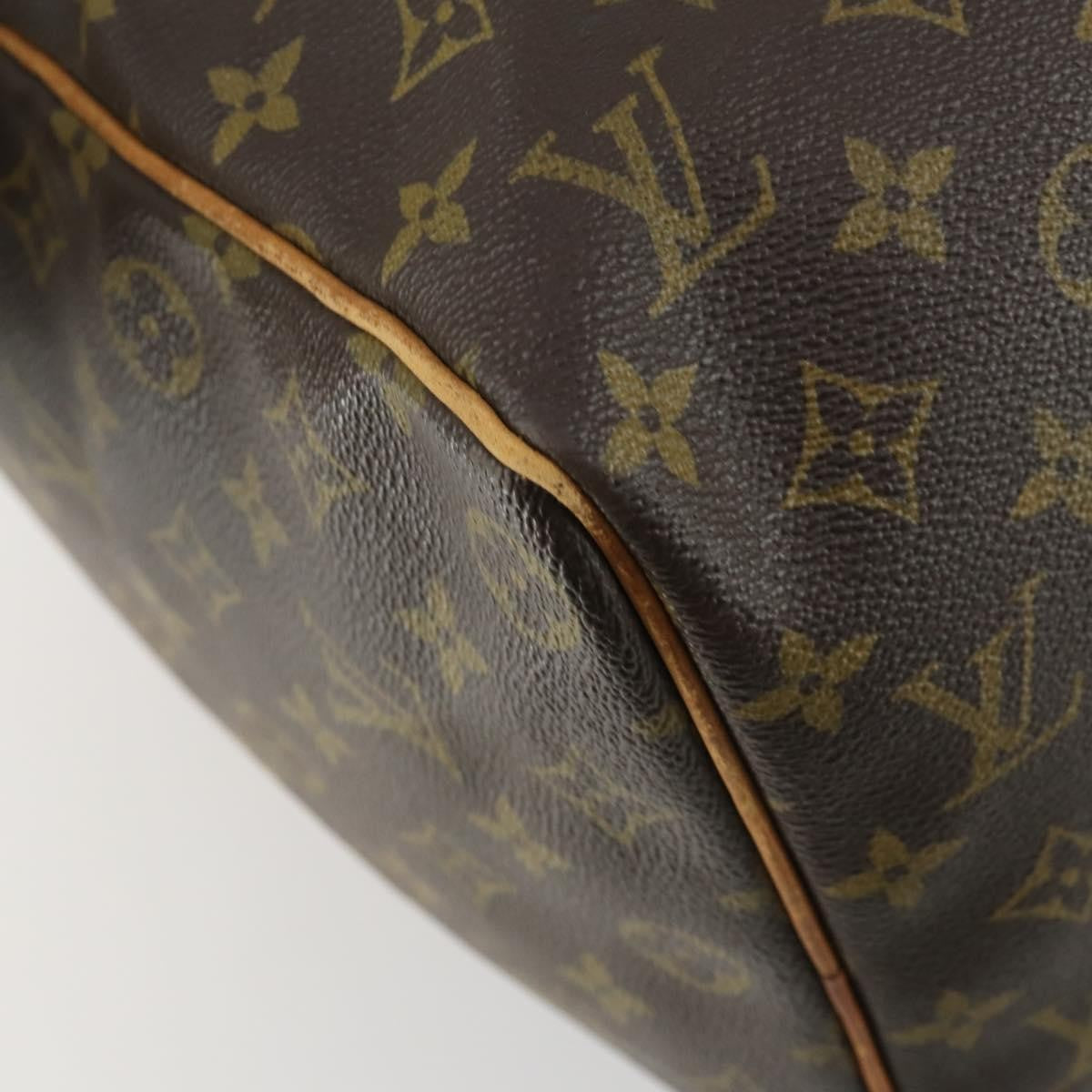 Louis Vuitton Keepall Bag Monogram Canvas Brown Canvas Travel Bag