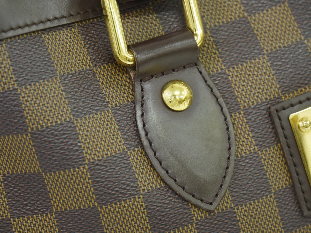 Louis Vuitton Hampstead Handbag Damier Brown Canvas Handbag