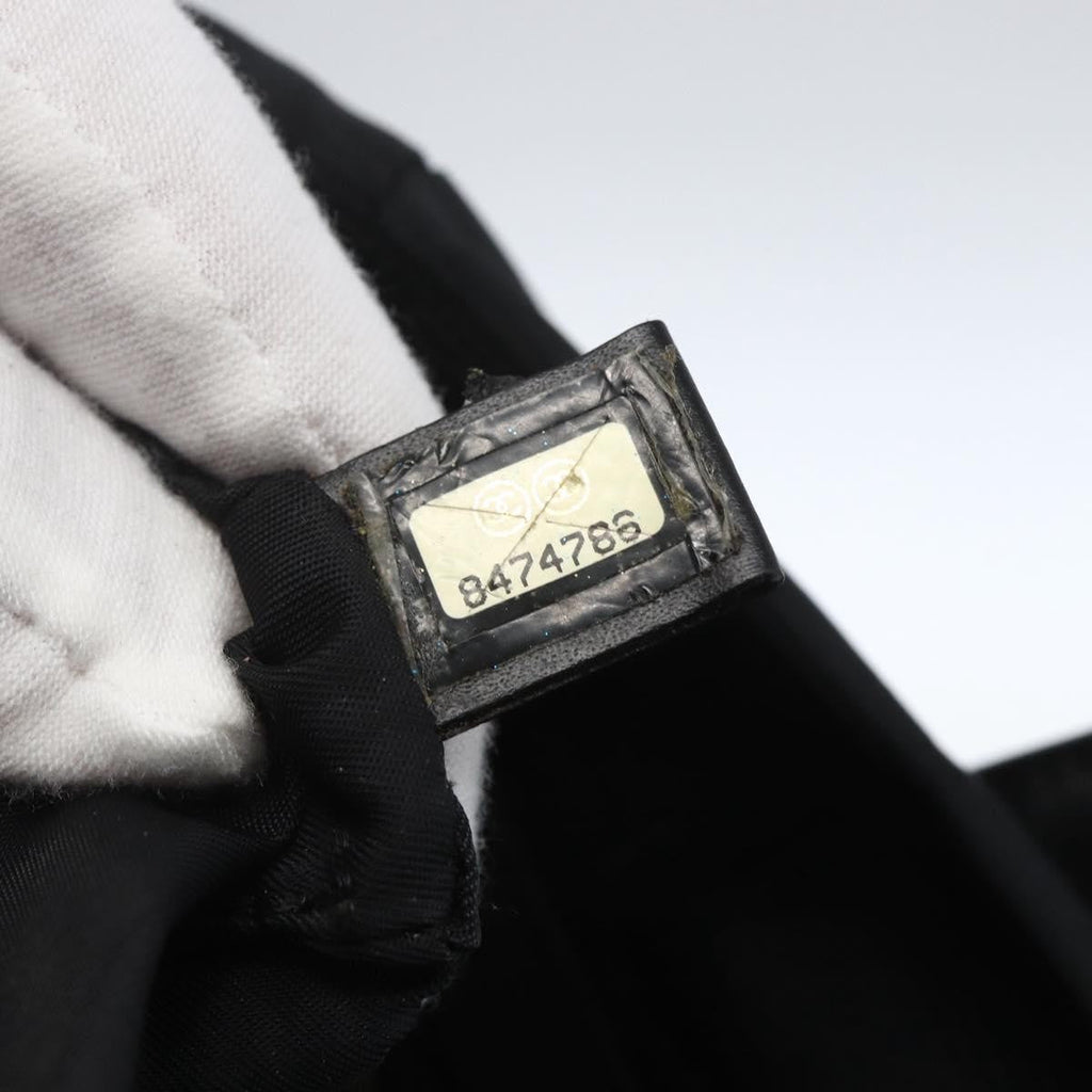 Chanel Travel Line Tote Nylon Black Nylon Tote Bag Bag