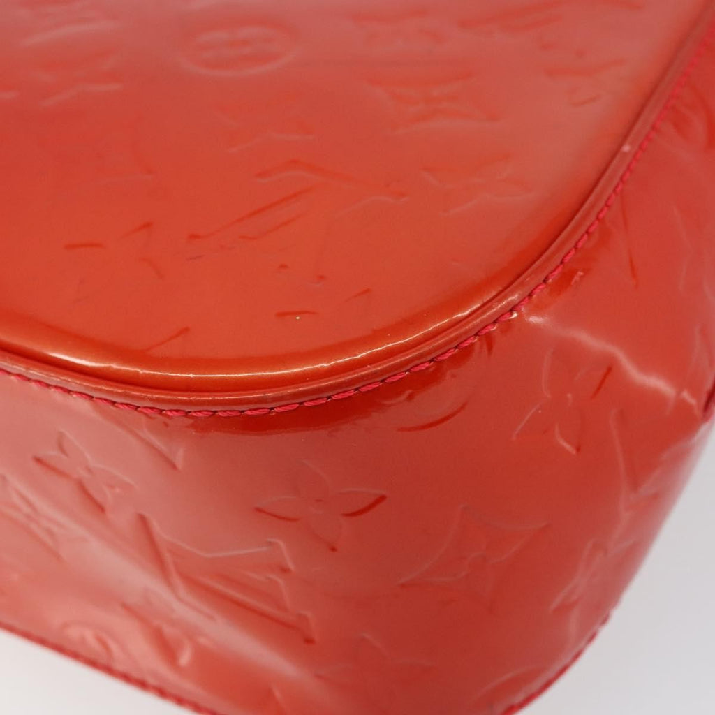 Louis Vuitton Bellflower Handbag Monogram Vernis Red Patent_Leather Shoulder Bag
