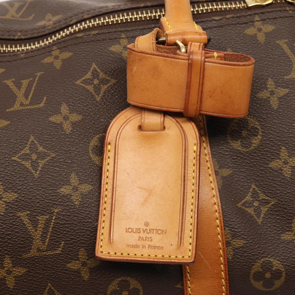 Louis Vuitton Keepall Bag Monogram Canvas Brown Canvas Travel Bag