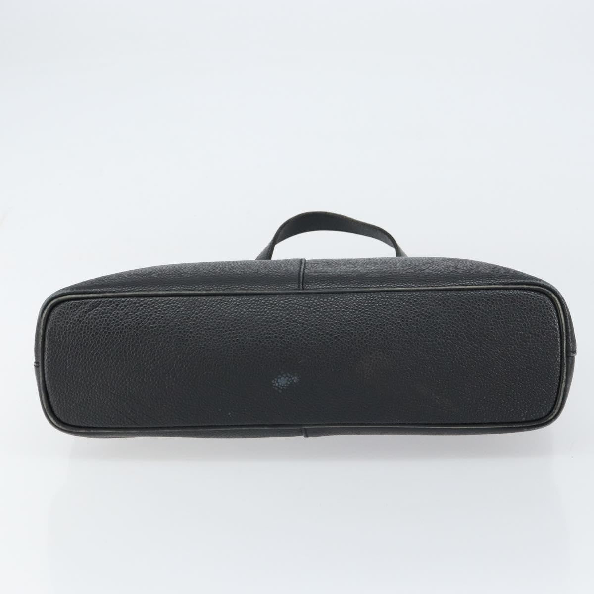 Burberry Vintage Handbag Leather Black Leather Handbag