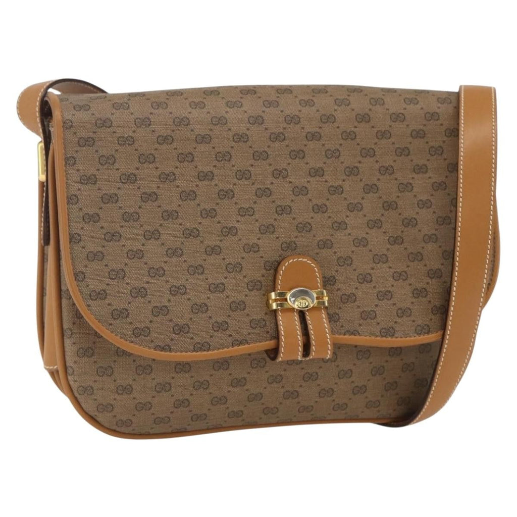 Gucci Micro Gg Supreme Shoulder Bag Gg Canvas Beige Canvas Shoulder Bag Bag (Pre-Owned)