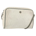 Christian Dior Vintage Honeycomb Shoulder Bag Canvas White Canvas Shoulder Bag Bag (Pre-Owned)