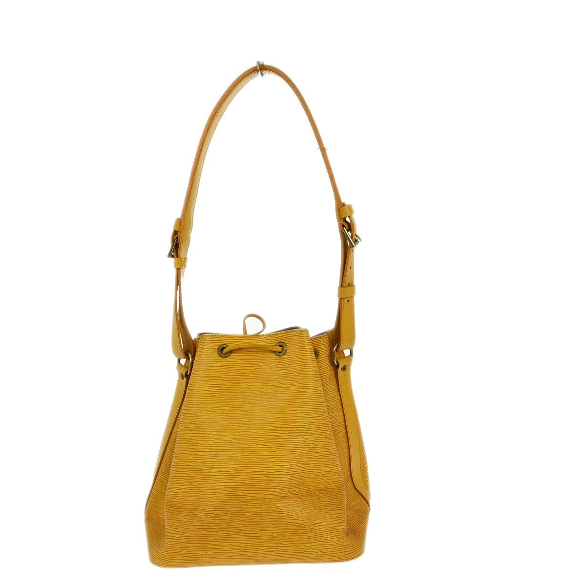 Louis Vuitton Petit Noe Handbag Epi Leather Yellow Leather Shoulder Bag