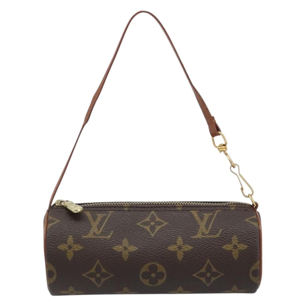 Louis Vuitton Papillon Pochette Monogram Canvas Brown Canvas Clutche & Pouche Bag