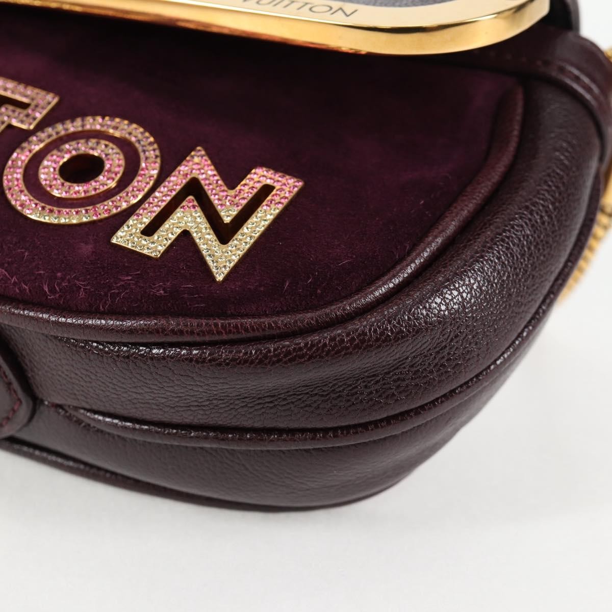 Louis Vuitton Avant Garde Pochette Leather With Suede Brown Leather Bag