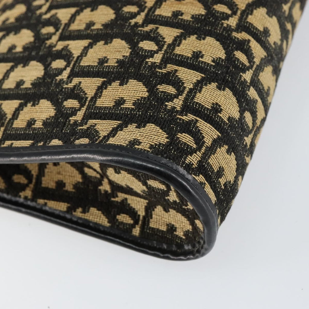 Christian Dior Vintage Trotter Shoulder Bag Canvas Navy Canvas Shoulder Bag Bag (Pre-Owned)