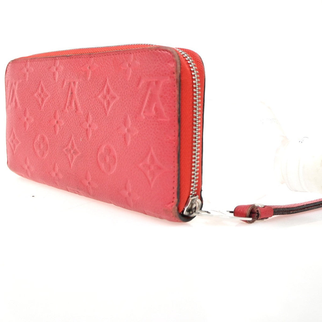 Louis Vuitton Portefeuille Zippy Monogramme Empreinte Monogramme Empreinte Red Leather Wallets Accessory