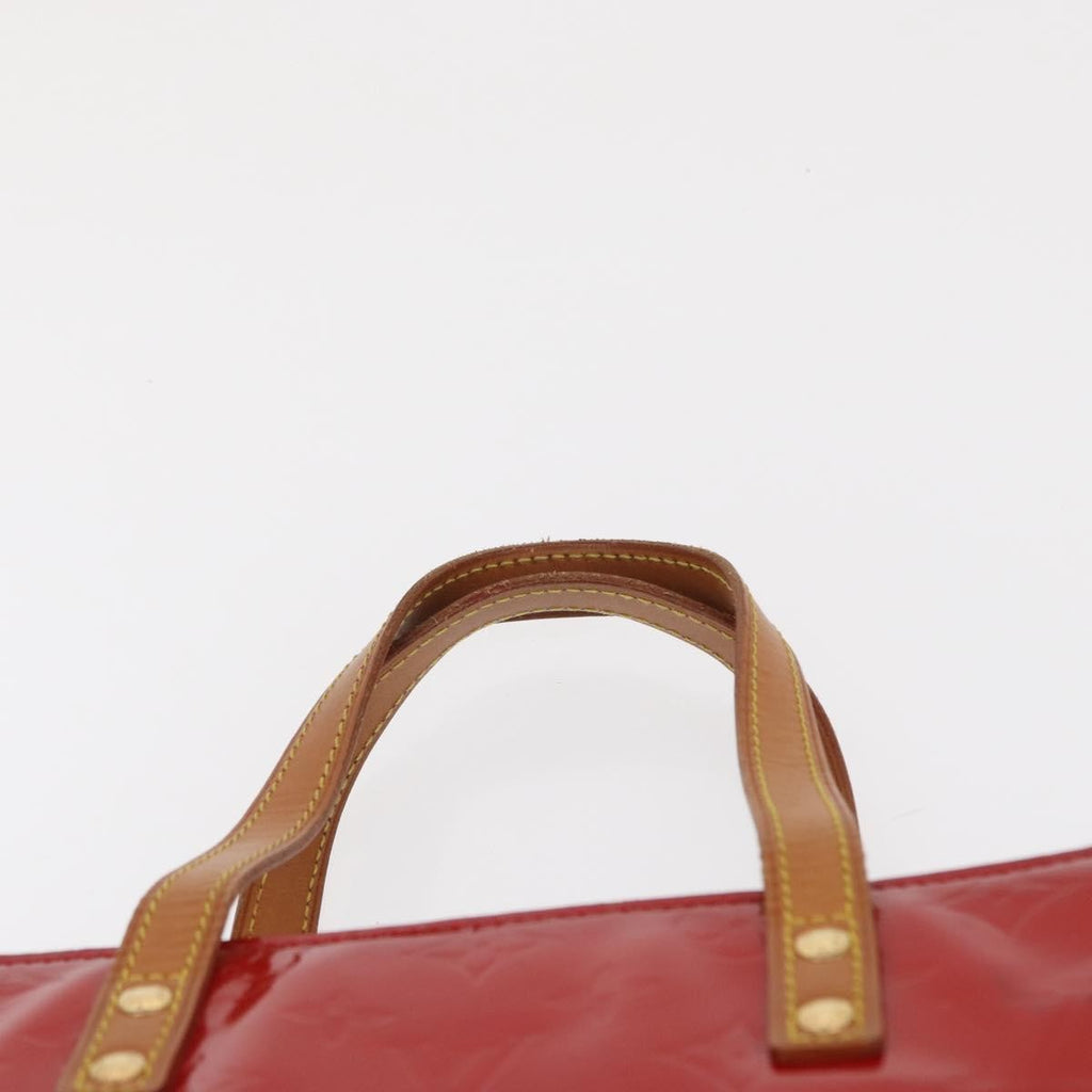 Louis Vuitton Reade Handbag Monogram Vernis Red Patent_Leather Handbag