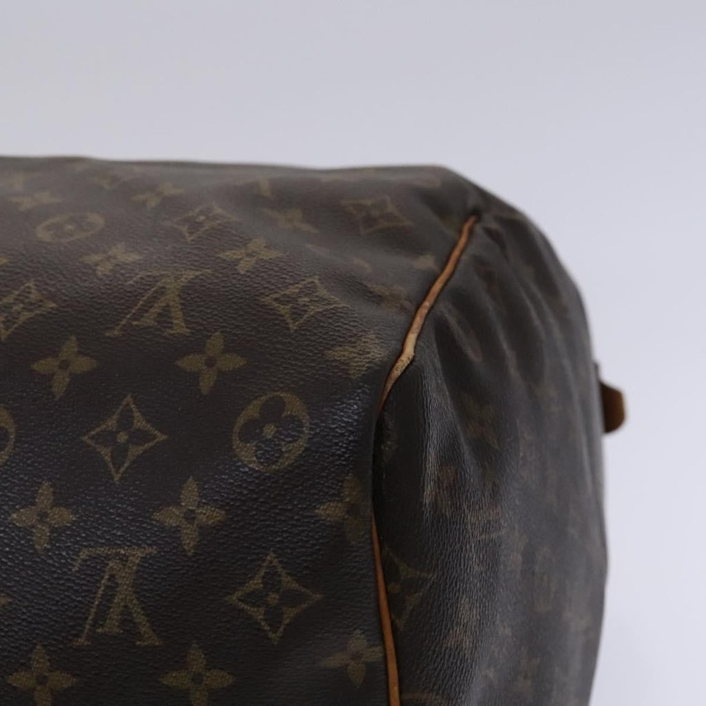 Louis Vuitton Keepall Bag Monogram Canvas Brown Canvas Travel Bag