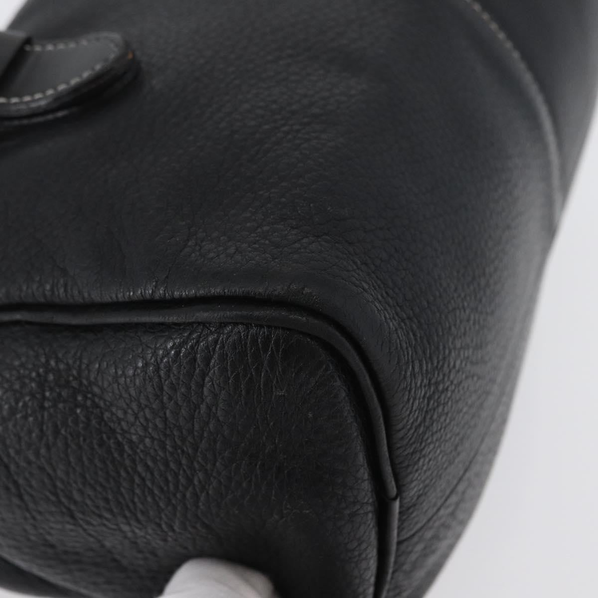 Burberry Vintage Handbag Leather Black Leather Handbag