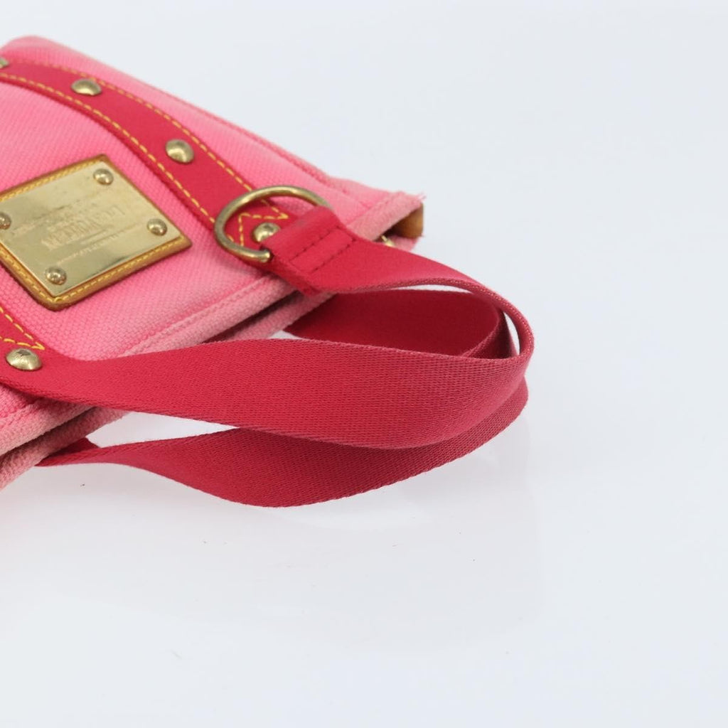 Louis Vuitton Antigua Tote Canvas Pink Canvas Handbag