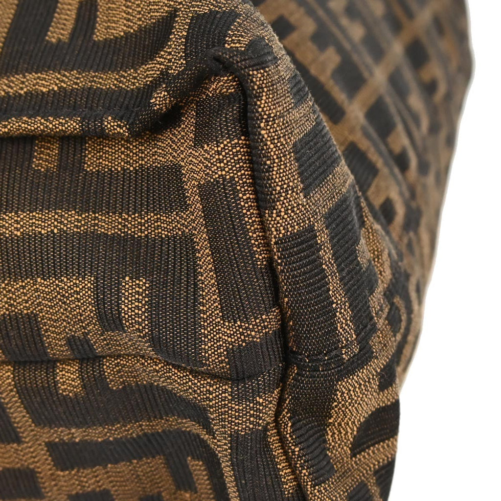 Fendi Special Shopping Tote Zucca Canvas Brown Canvas Tote Bag Bag
