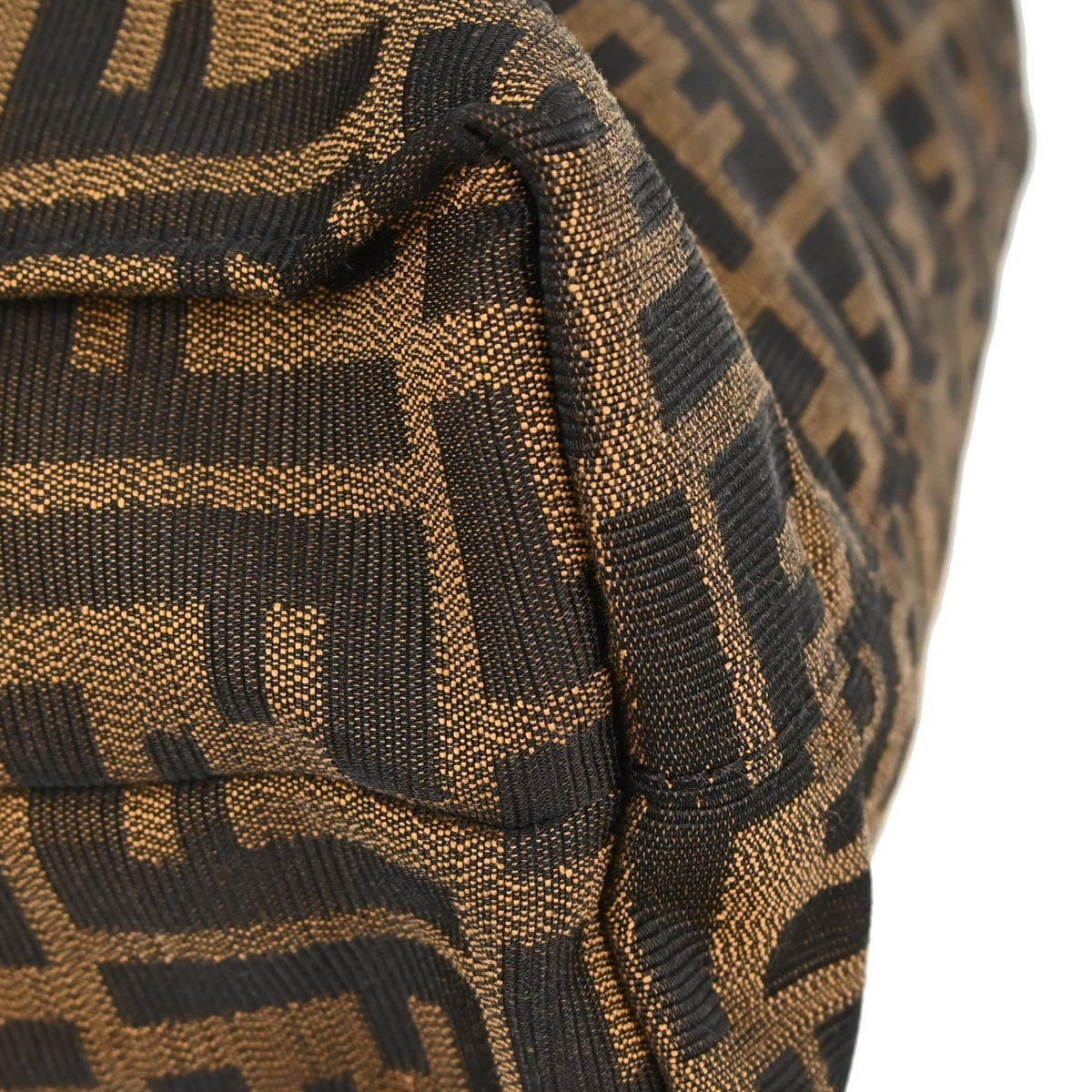 Fendi Special Shopping Tote Zucca Canvas Brown Canvas Tote Bag Bag